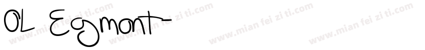 OL Egmont字体转换